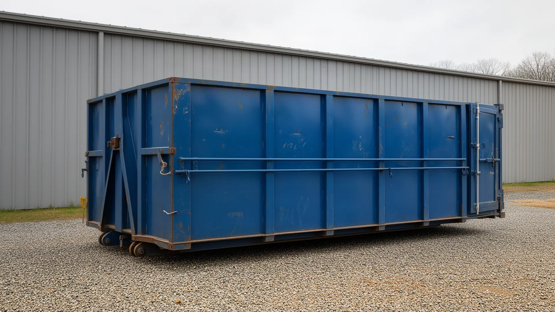 Roll-off dumpster from Sutton's Austin Dumpster Rental in Austin, TX